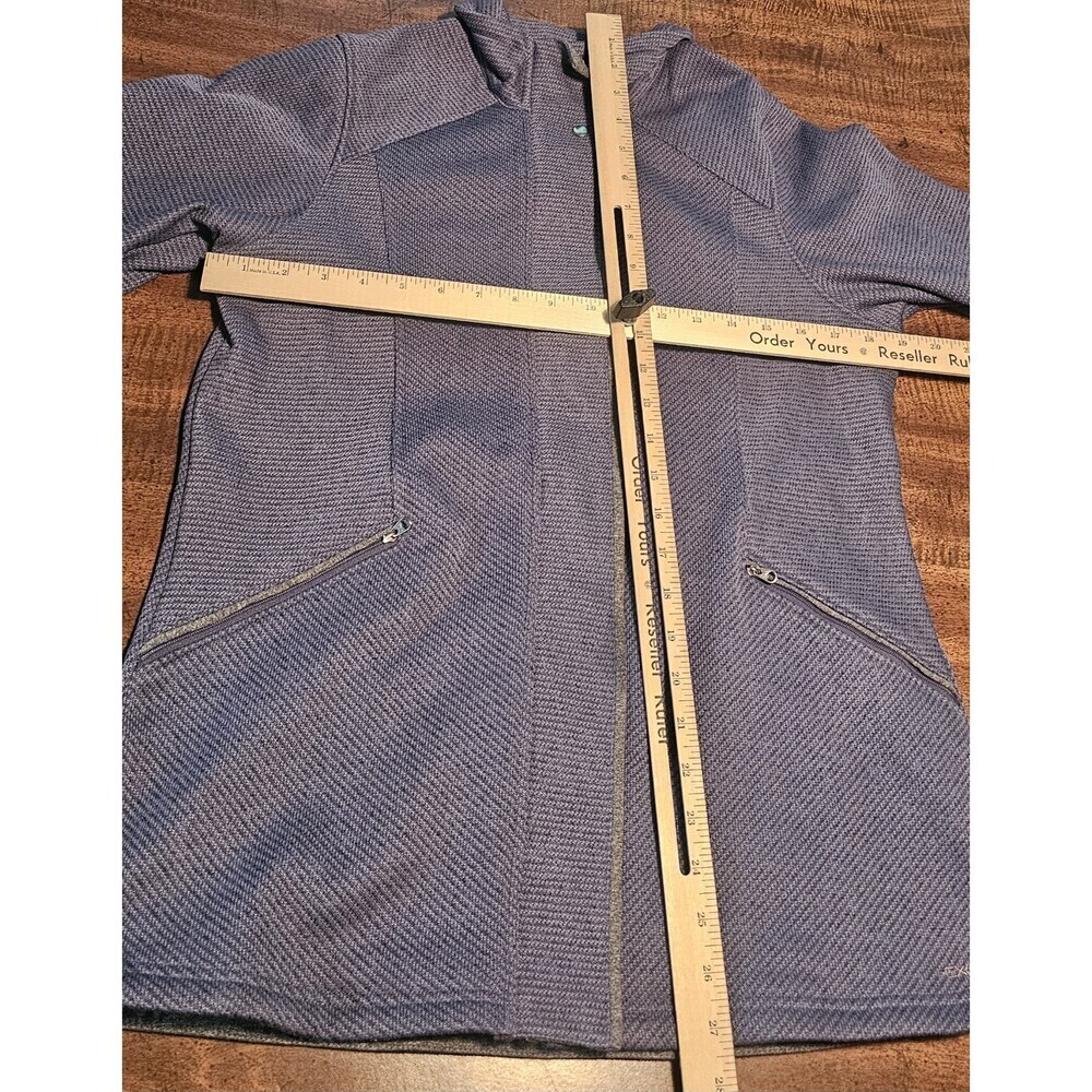 ExOfficio Women's Thermique Jacket Full Zip Snap Fleece Pockets Size Large 12/14 - Picture 6 of 8